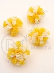Pompom textil ~25mm bicolor 1 pachet 10 buc 461385