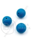Bilă de mărgele din silicon cu gaură de 20 mm, 2 mm, 1 paquet, 2 pc. 317088