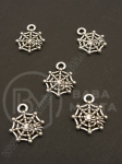 Pandantiv metalic 17x14mm argint 10 bucăți 308593