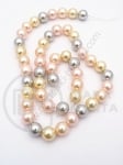 Perlă Mallorca 8mm ASORTATĂ 39cm ~48 buc 1 șir 355344