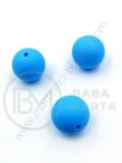 Bilă de mărgele din silicon cu gaură de 20 mm, 2 mm, 1 paquet, 2 pc. 317093