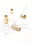 Închizator magnetică 8x16mm aurie gaură 5mm 1 buc 302011