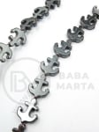 Hematit 13x11x3mm gaură de ancorare nemagnetică 1mm ~33 buc ~41cm 1 buc 352971