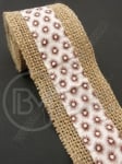 Bandă de pânză de sac cu bandă textilă width 50mm - length ~2 meters 1 rollă 462075