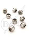 Mărgele oglindă 8.5x7mm culoare grafit gaură 4.5mm 1 pachet 10 buc 302082