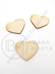 Inimă din lemn 35x31x3mm 1 pack 10 pieces 182294
