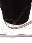 Panglică organza ~6mm neagră 20 metri 451498