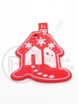 Căsuță de Crăciun din lemn 50x47x3mm hole 2mm 1 pack 3 pcs 182340