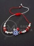 Margele metallice Martenitsa si cristale 1 pachet 12 buc 104520