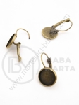 Base tip cercei pentru incrustare 8mm 1 pachet 10 bucati 301649