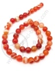 Bilă de agate dungat 8mm ~48 pieces 1buc. 351303