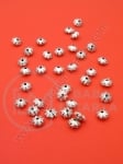 Șaibă floare 7x4mm alb metalic 1 pachet 40g ~650 buc 318486