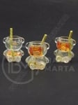 Pendant ursuleț din borcan de sticlă 26x22mm 1 pachet 1 bucată 335808
