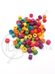 Cilindru de lemn 5x4mm colorat 1 pachet 40g ~850 buc 321108