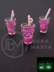 Lampă suspendată 20x13mm borcan cu cocktail de fructe 1 paquet 2 pieces 335610