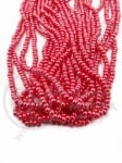 Mărgele cehe PRECIOSA din glass 2mm ~55cm şir 1 paket 12 şiruri 331750