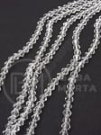 Sfoară de vitola 4mm transparentă gaură 1mm ~72 buc 31cm 1 buc 343583