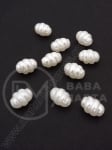 Mărgele 13.5x10mm perlă albă 1 pachet 40g ~64 buc 312090