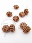 Mărgele 8x12mm imitație lemn gaură 1.5mm 1 pachet 40g ~50 buc 312661