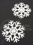 Fetru fulg de snow 50mm alb 1 pachet 10 bucati 181615