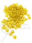 Mărgele de sticlă cu galben metalic 4mm 50g 334120