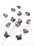 Fluture cristal 6x7.5x4.5mm gaură galvanizată 1.2mm 1 pachet 5 buc 335358