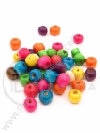 Bilă de lemn 8x7mm Mix 1 pachet 40g ~250 buc 321104