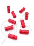 Cilindru de lemn 15x7mm rosu 1 pachet 40g ~125 buc 321153