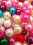 Perlă plastic 10mm Mix 1 pachet 40g ~81 buc 312575