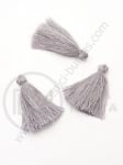 Pandantiv cu franjuri si ciucure 30mm grey 1 pachet 10 buc 181174