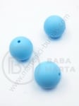 Bilă de mărgele din silicon cu gaură de 20 mm, 2 mm, 1 paquet, 2 pc. 317103