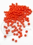 Mărgele de sticlă portocalii 4~5x3~5mm gaură 1.3mm 1 pachet 50g 334135