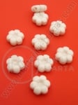 Floare albă 10x4mm 1 pachet 40g ~120 buc 311284