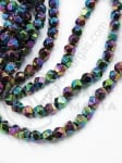 Poligon de hematit 3,8~4mm gaură 1mm ~40cm ~100buc 1buc 353229