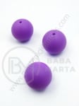 Bilă de mărgele din silicon 20mm gaură 2mm 1 paquet 2 buc 317109