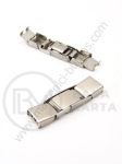 Închizatore din steel (304) 32x9x4mm, orificiu pentru curea de ceas 7x1.5mm, 1 buc. 307324