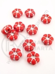 Ață argintie roumă pentru flori 10x5mm, 1 pachet 40g ~121 bucăți 311892