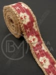 Bandă de pânză de sac cu bandă textilă width 25mm - length ~2 meters 1 rollă 462023