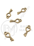 Pandantiv cheie metalic 17x9mm culoare bronz antic 1 pachet 15 buc 306329