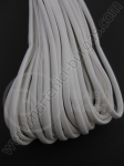Panglică albă din piele artificială 5x1.5mm 5 metri 3482