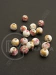 Bilă de porțelan 6mm vopsită gaură 1.5mm 5 buc 335045