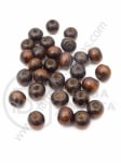 Bilă de lemn 8x7mm maro 1 pachet 40g ~230 buc 321119