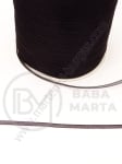 Panglică organza 3mm neagra 20 metri 451232