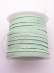 Panglică din piele întoarsă naturală 3x1.5mm 5 metri 421170