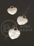 Pandantiv metalic 23,5x21mm argint 5 buc 308600