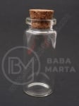 Sticle de glass 22x62mm cu dop de plută 1 pachet 2 buc 171135