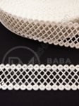 Satin lat 23mm ecru 1 pachet 5 metri 451384