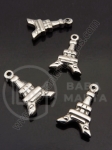 Pandantiv Turnul Eiffel oțel DIN 18x11x3mm 1 pachet 2 buc 307201