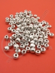Mărgele de sticlă argintii 4mm 50g 331544