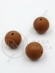 Bilă de mărgele din silicon cu gaură de 20 mm, 2 mm, 1 paquet, 2 pc. 317127